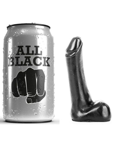 ALL BLACK DILDO 9 CM