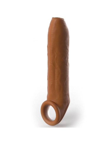 PIPEDREAMS SLEEVE UNCUT 1778 CM W STRAP CARAMEL