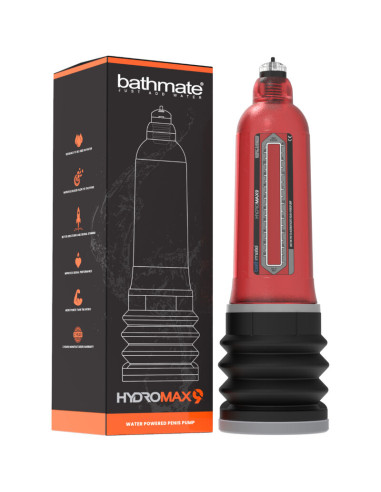 BATHMATE HYDROMAX 9 BOMBA AUMENTO PENE ROJO