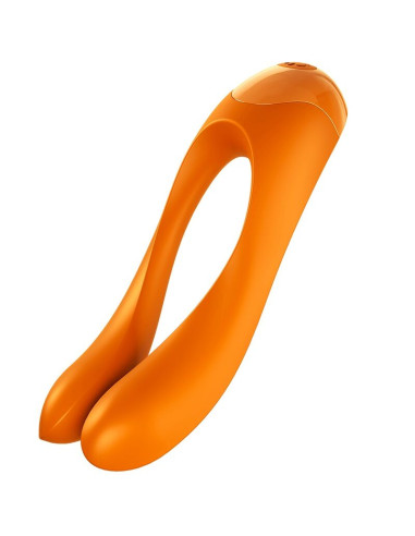 SATISFYER CANDY CANE VIBRADOR DEDO NARANJA