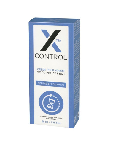 RUF X CONTROL CREMA EFECTO FRIO PARA HOMBRE 40 ML