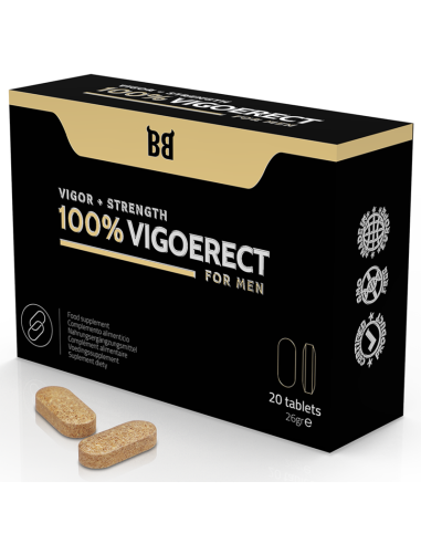 BLACK BULL 100 VIGOERECT POTENCIADOR PARA HOMBRE 20 CAPSULAS