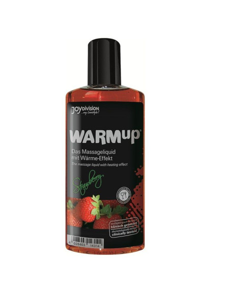 JOYDIVISION WARMUP ACEITE DE MASAJE EFECTO CALOR FRESA 150ML