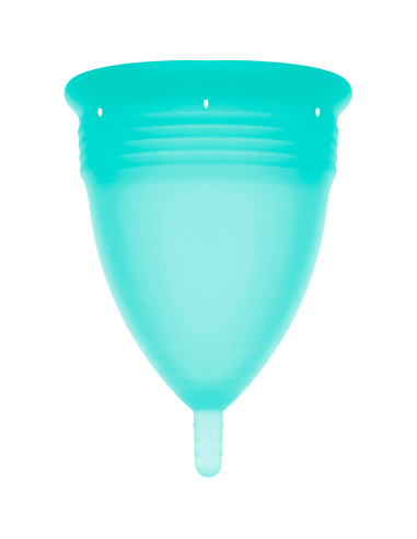 STERCUP COPA MENSTRUAL FDA SILICONA TALLA L AQUAMARINA