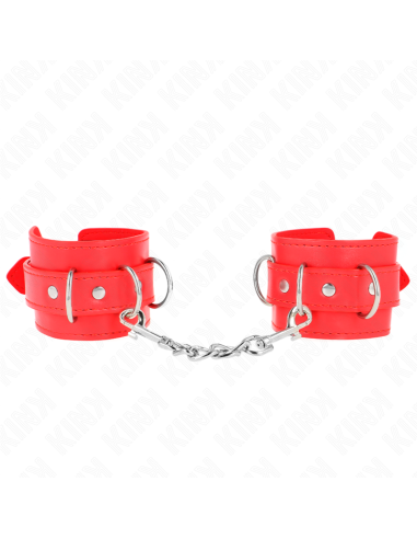 KINK MUAEQUERAS CON 3 ANILLAS EN D AJUSTABLE ROJO 175 25 CM X 6 CM