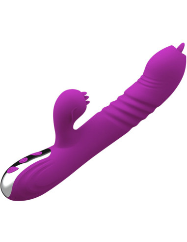 ARMONY FAIRY VIBRADOR MULTIFUNCION DOBLE LENGUA EFECTO CALOR VIOLETA