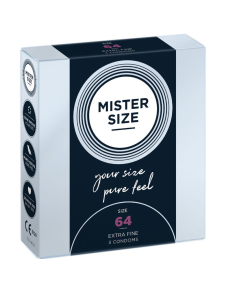 MISTER SIZE PRESERVATIVOS TALLA XXL 64 MM 3 UNIDADES