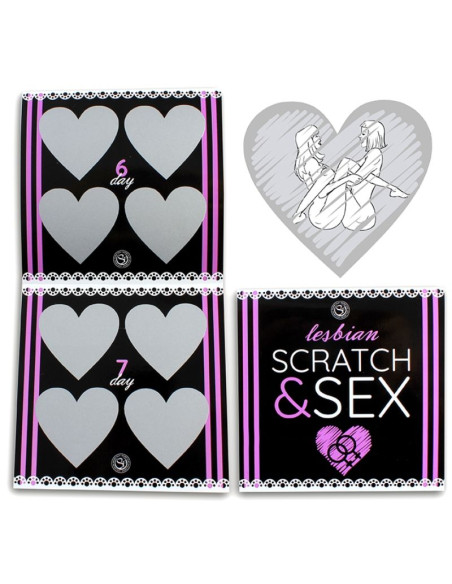 SECRETPLAY SCRATCH SEX JUEGO PAREJAS POSTURAS LESBICAS ES EN FR PT DE