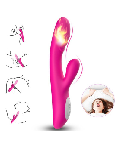 ARMONY SPARK VIBRADOR EFECTO CALOR FUCSIA